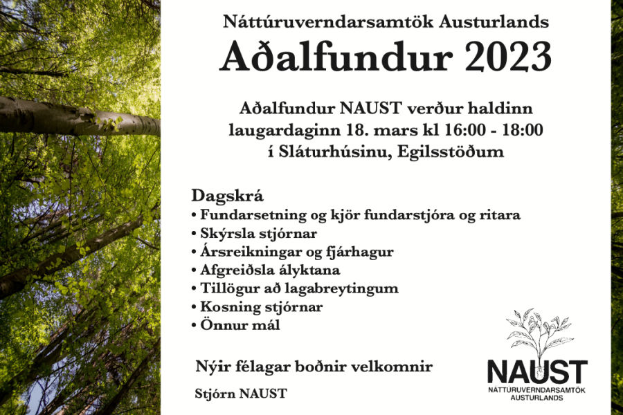 Naust, aðalfundur 2023